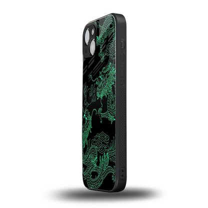 Dragons Green iphone 14 mobile cover | shockproof glass phone case