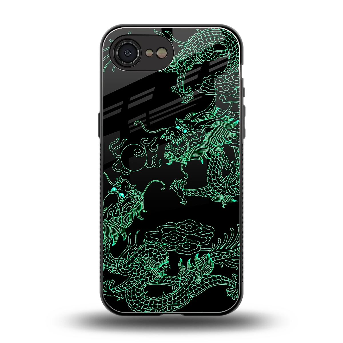 Dragons Green back phone cover | glass case for iphone 16e