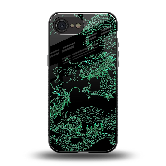 Dragons Green back phone cover | glass case for iphone 17e