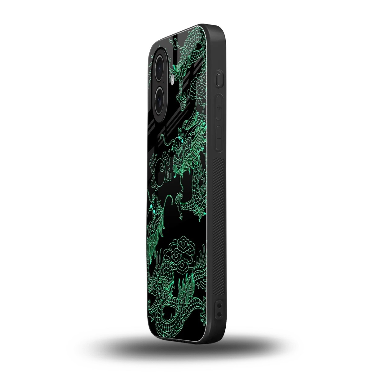 Dragons Green iphone 17 mobile cover | shockproof glass phone case