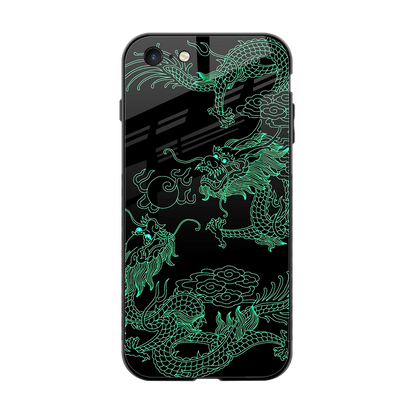 Dragons Green back phone cover | glass case for iphone 6s