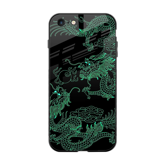 Dragons Green back phone cover | glass case for iphone 6s