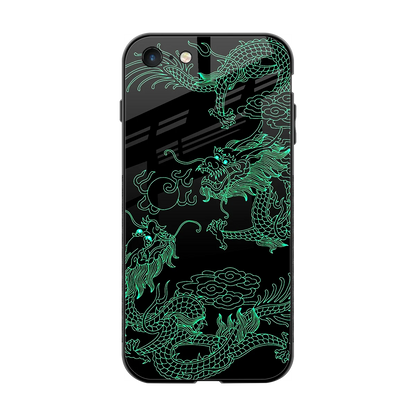 Dragons Green back phone cover | glass case for iphone se 2020