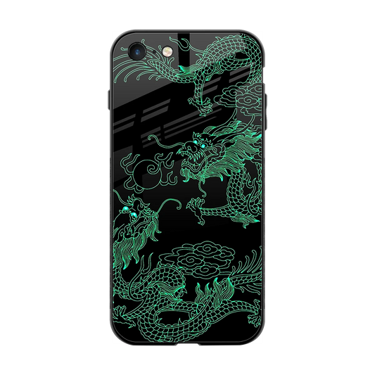 Dragons Green back phone cover | glass case for iphone se 2020