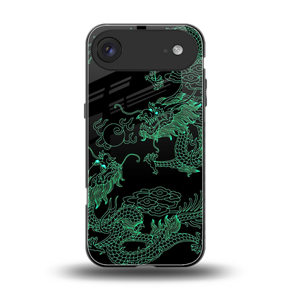 Dragons Green back phone cover | glass case for iphone air