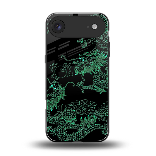 Dragons Green back phone cover | glass case for iphone air