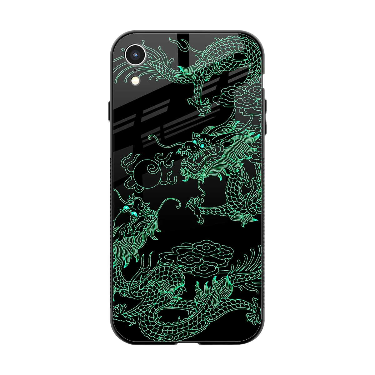 Dragons Green back phone cover | glass case for iphone xr