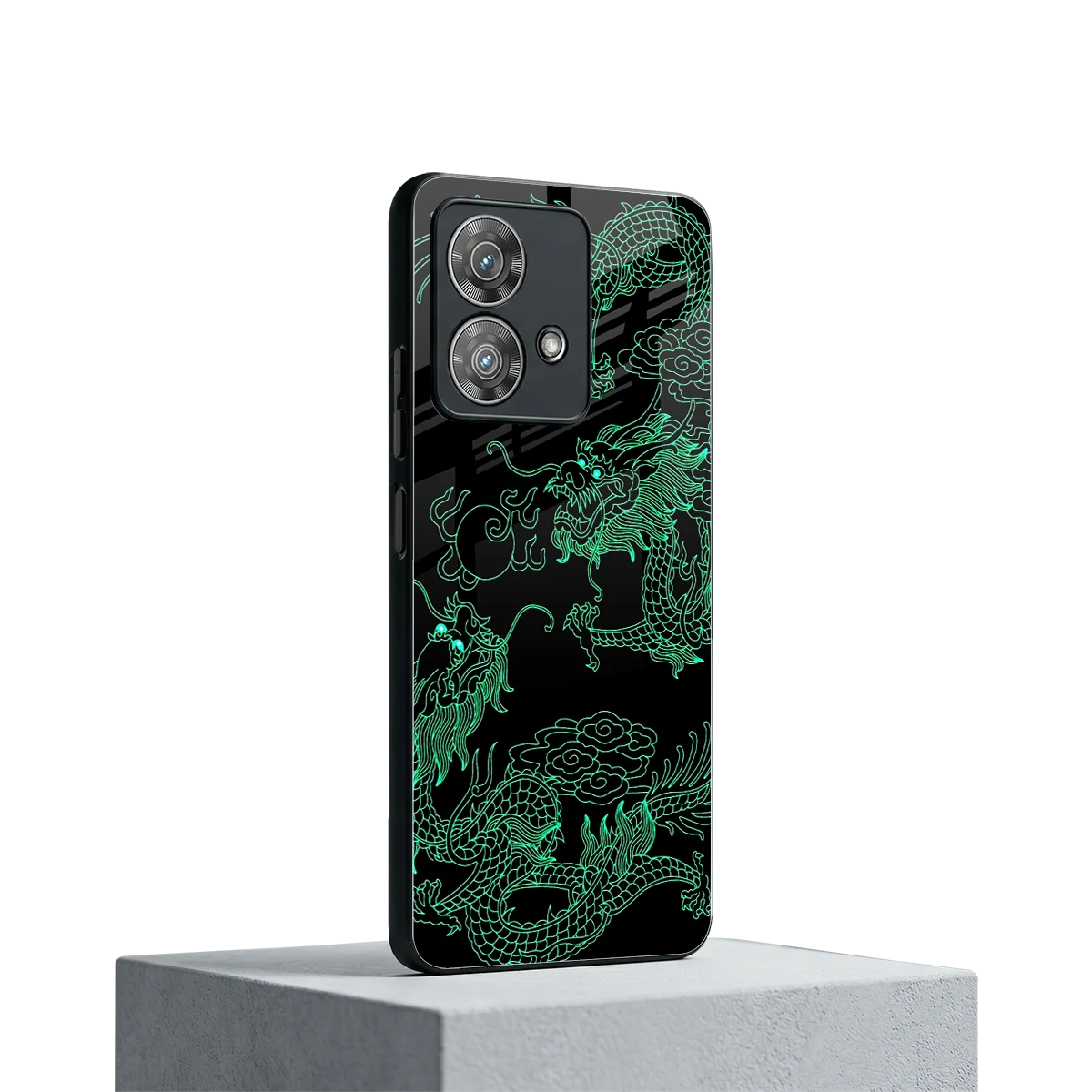 Dragons Green motorola edge 40 neo 5g mobile cover | shockproof glass phone case