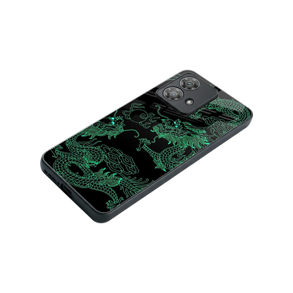 Dragons Green stylish phone case for motorola edge 40 neo 5g | glossy glass and slim fit