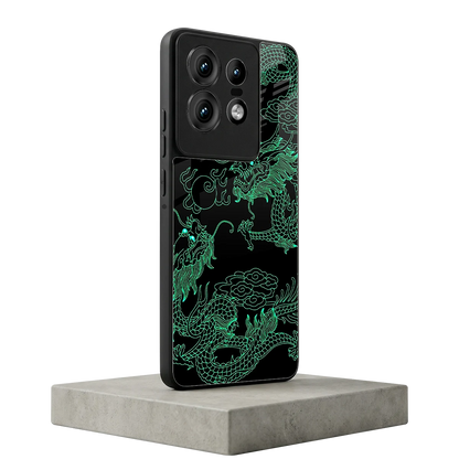 Dragons Green motorola edge 50 pro mobile cover | shockproof glass phone case