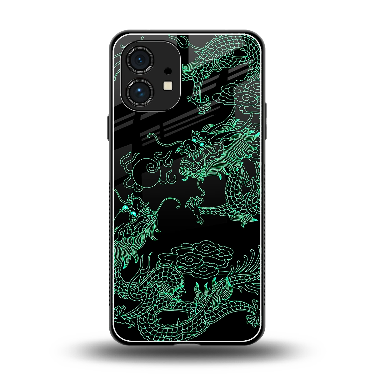 Dragons Green back phone cover | glass case for nothing phone 1