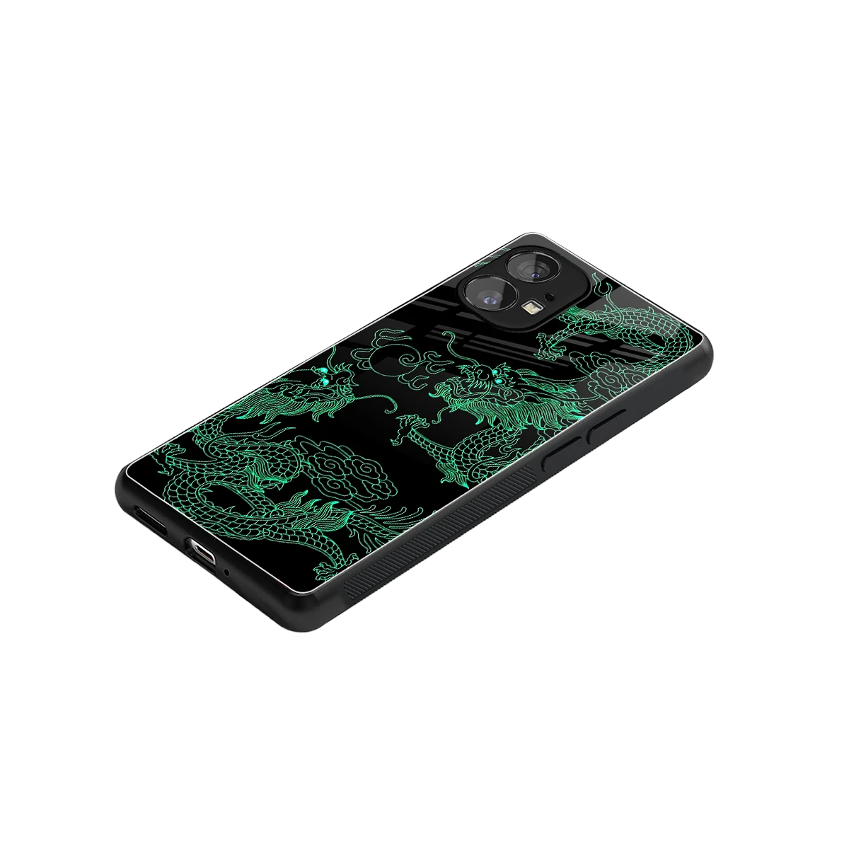 Dragons Green stylish phone case for nothing phone 1 | glossy glass and slim fit