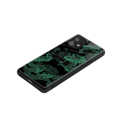 Dragons Green stylish phone case for nothing phone 1 | glossy glass and slim fit