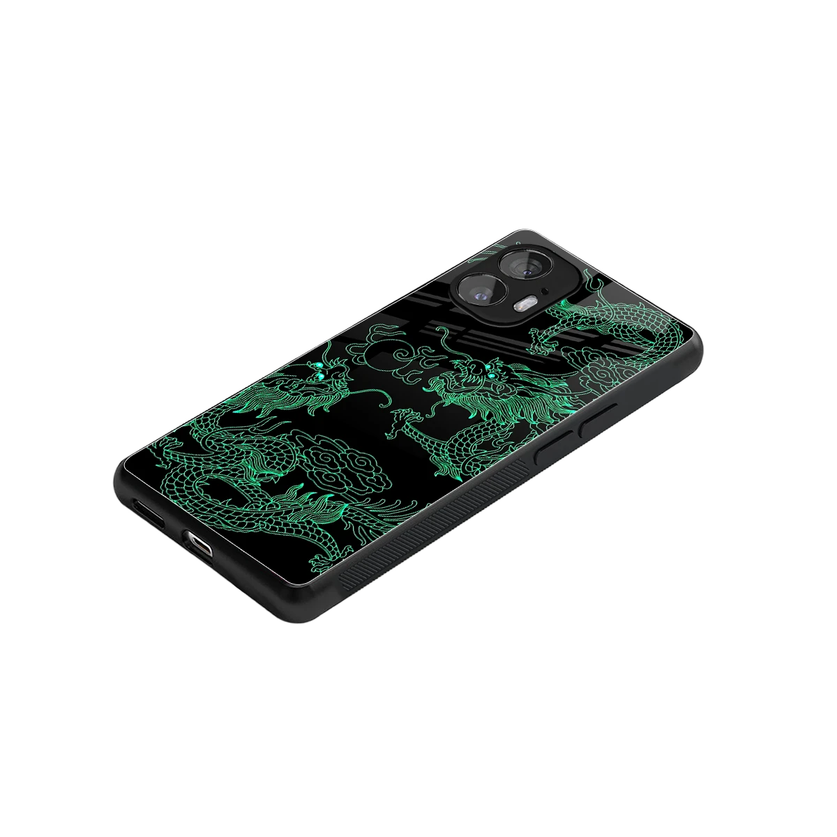 Dragons Green stylish phone case for nothing phone 2 | glossy glass and slim fit