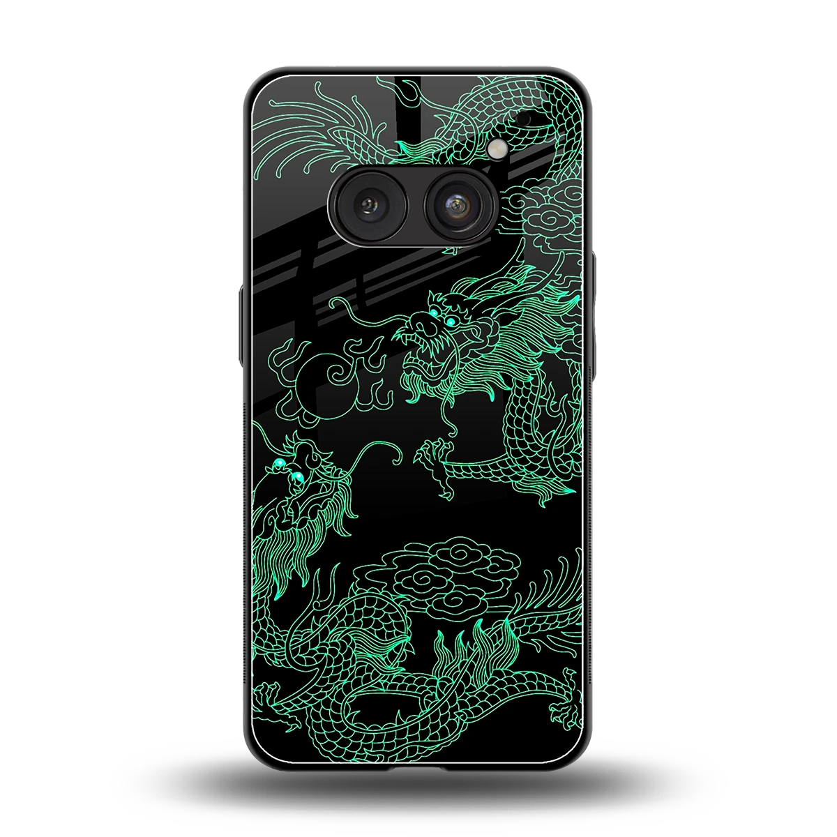 Dragons Green back phone cover | glass case for nothing phone 2a plus