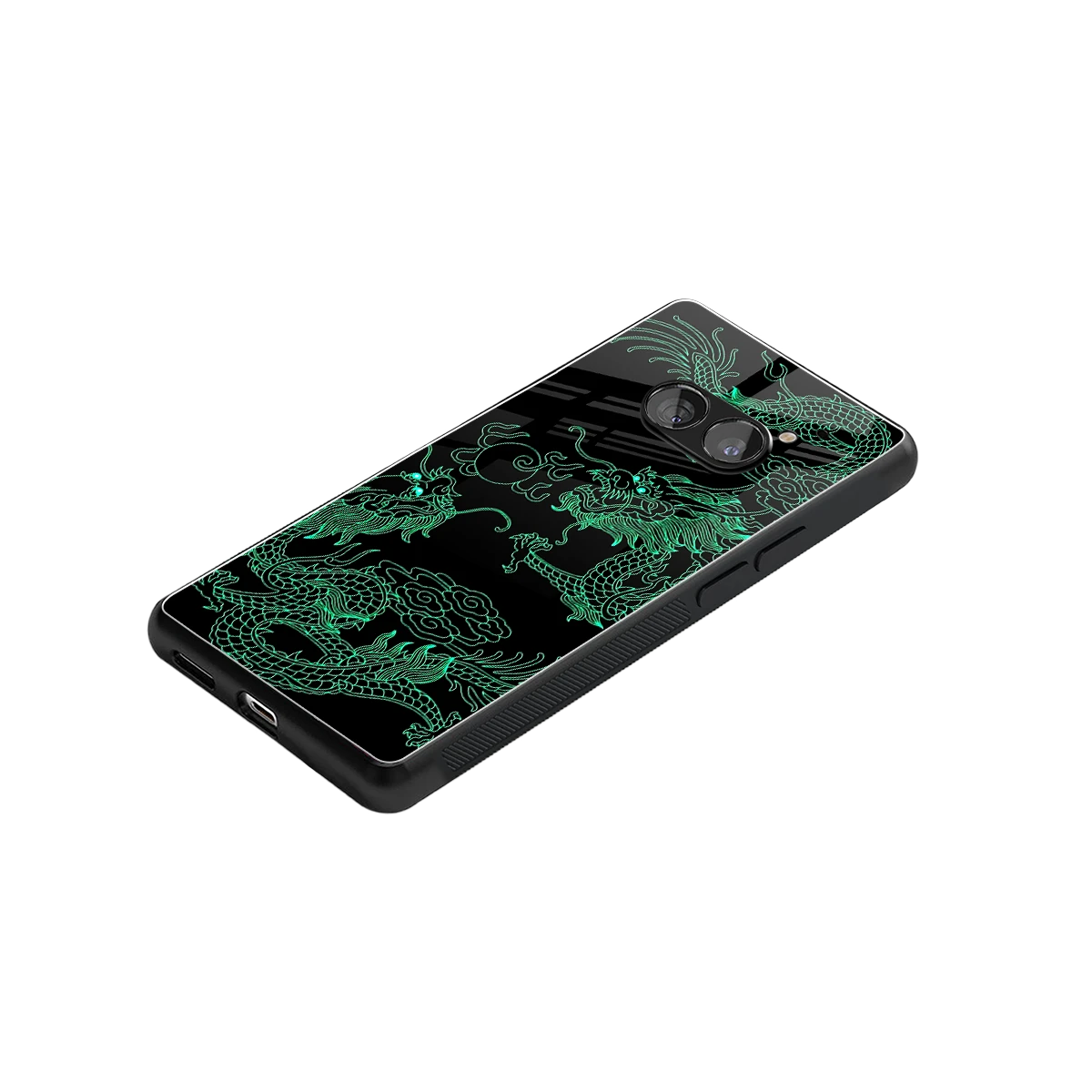 Dragons Green stylish phone case for nothing phone 2a plus | glossy glass and slim fit