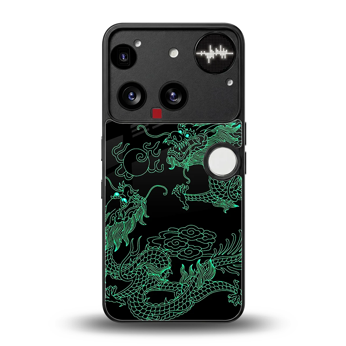 Dragons Green back phone cover | glass case for nothing phone 3