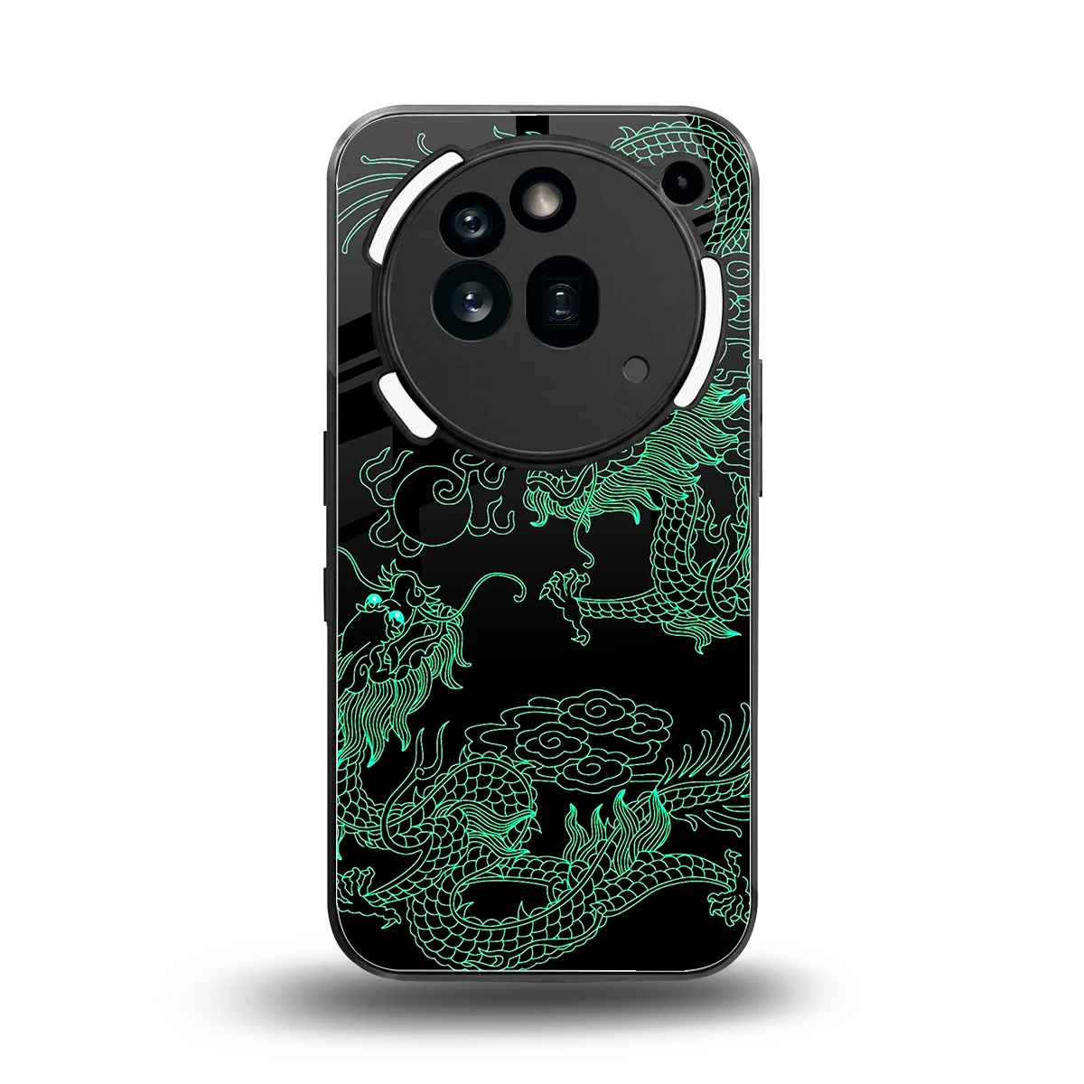 Dragons Green back phone cover | glass case for nothing phone 3a pro