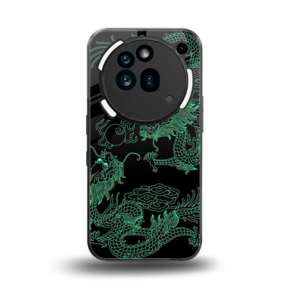 Dragons Green back phone cover | glass case for nothing phone 3a pro