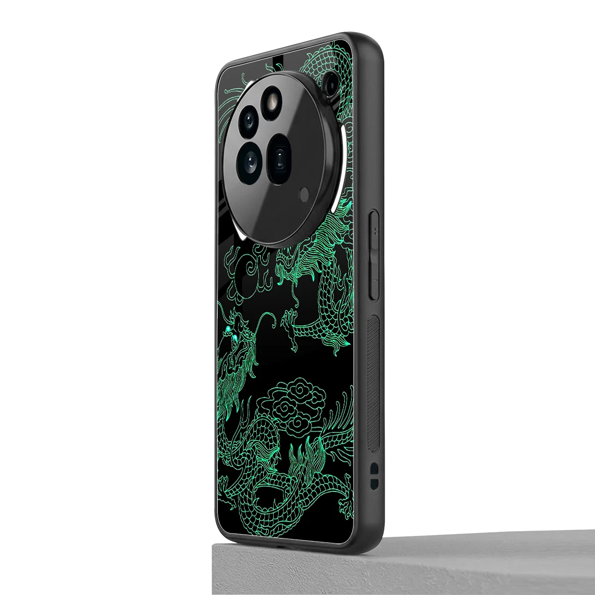 Dragons Green nothing phone 3a pro mobile cover | shockproof glass phone case