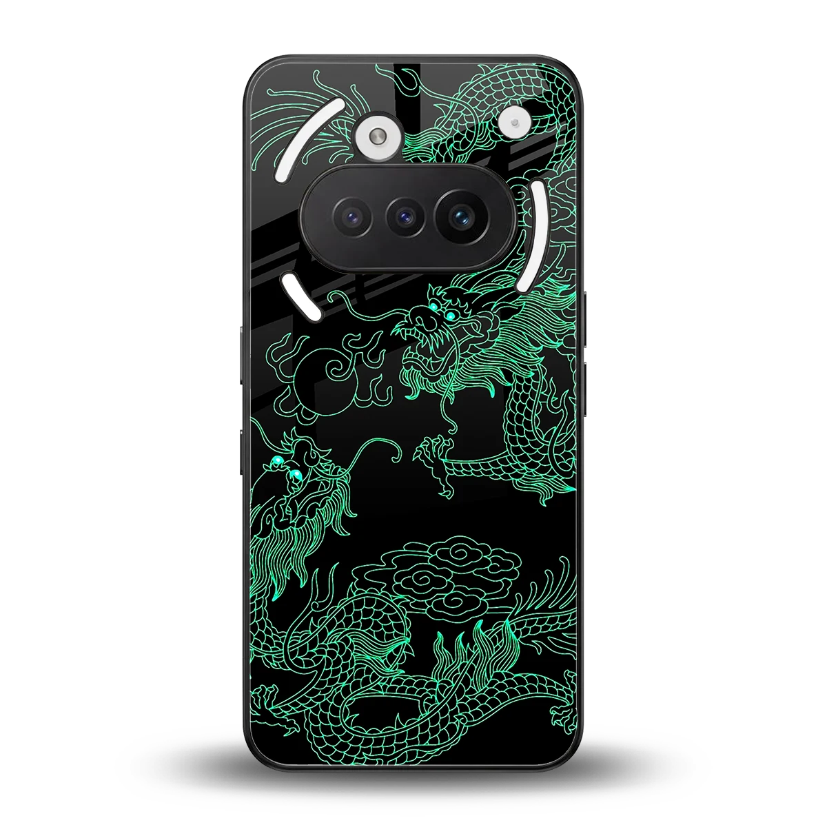 Dragons Green back phone cover | glass case for nothing phone 3a