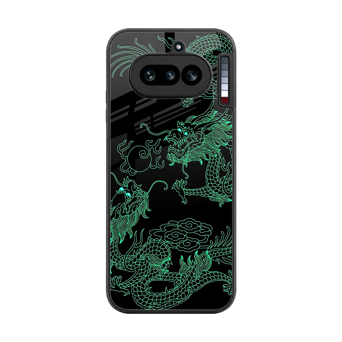 Dragons Green back phone cover | glass case for nothing phone 4a