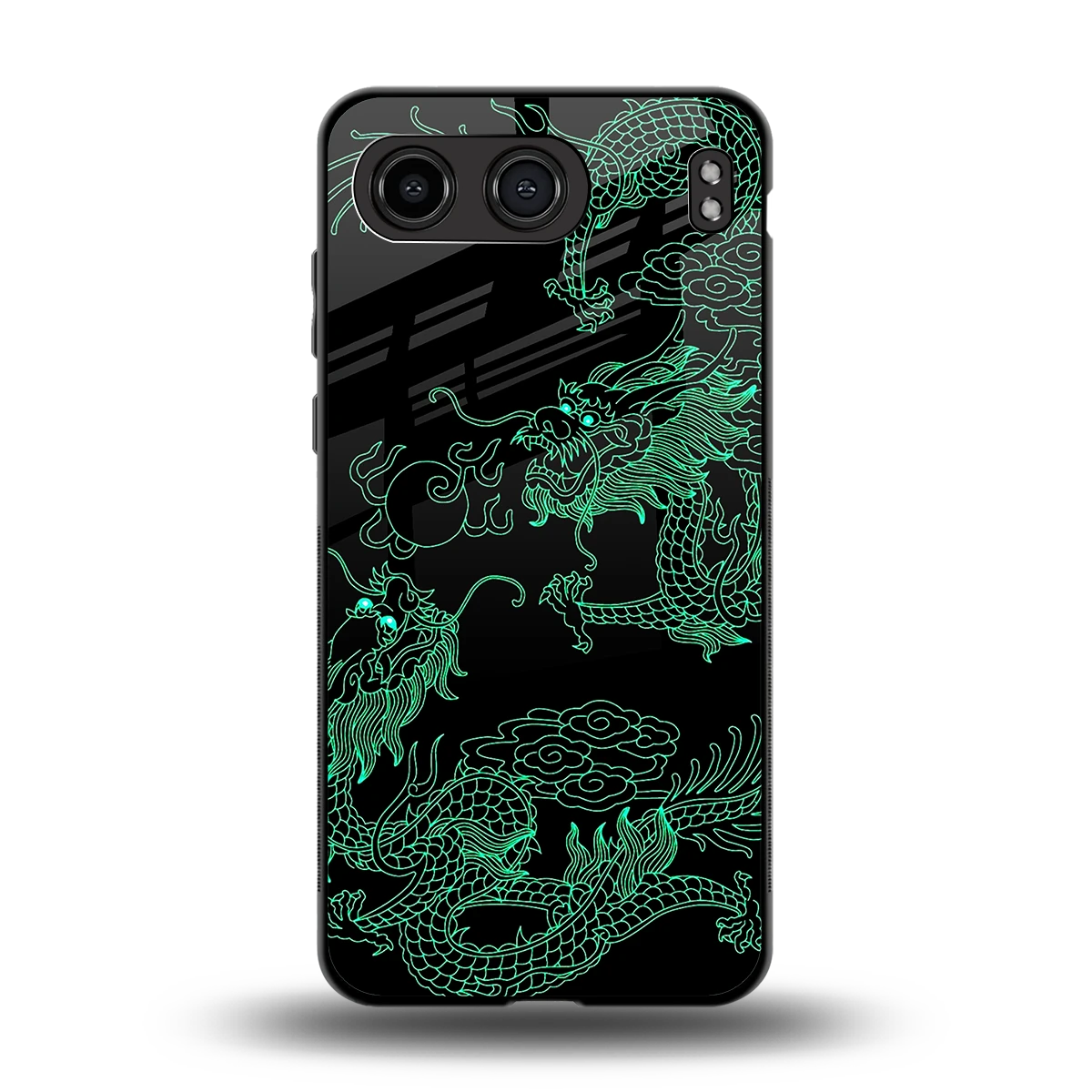 Dragons Green back phone cover | glass case for oneplus nord 4