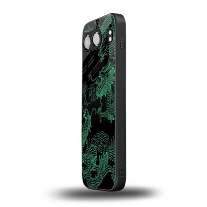 Dragons Green oneplus nord 4 mobile cover | shockproof glass phone case