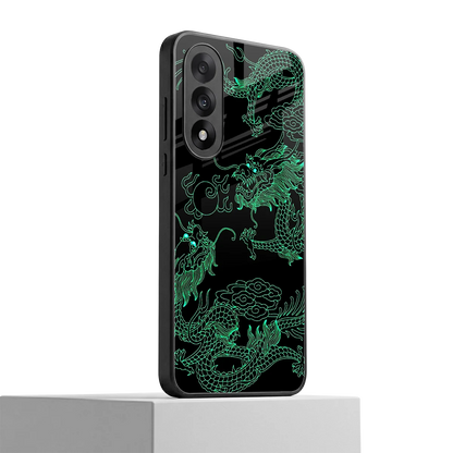 Dragons Green oneplus nord 5 mobile cover | shockproof glass phone case