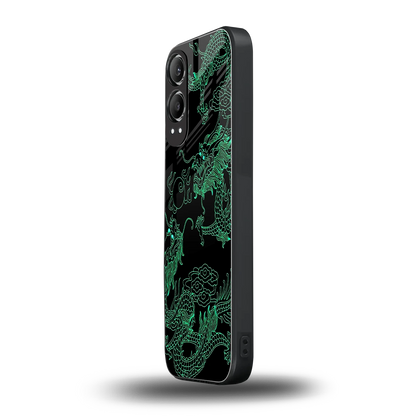 Dragons Green oneplus nord ce 4 lite mobile cover | shockproof glass phone case