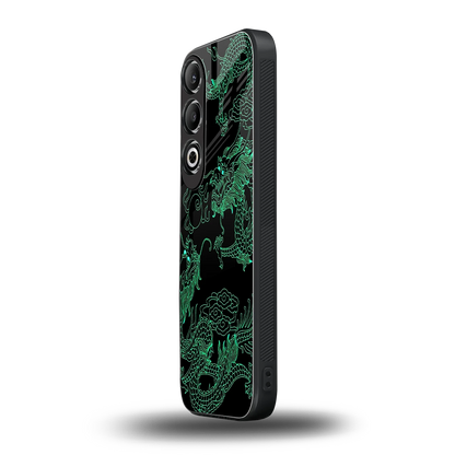 Dragons Green oneplus nord ce 4 mobile cover | shockproof glass phone case