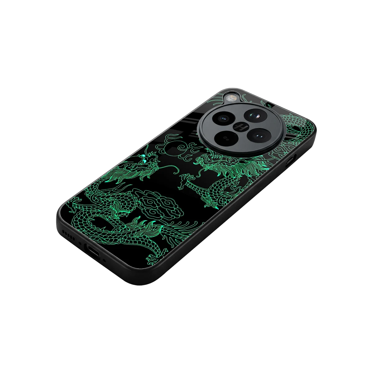 Dragons Green stylish phone case for oppo find x8 | glossy glass and slim fit