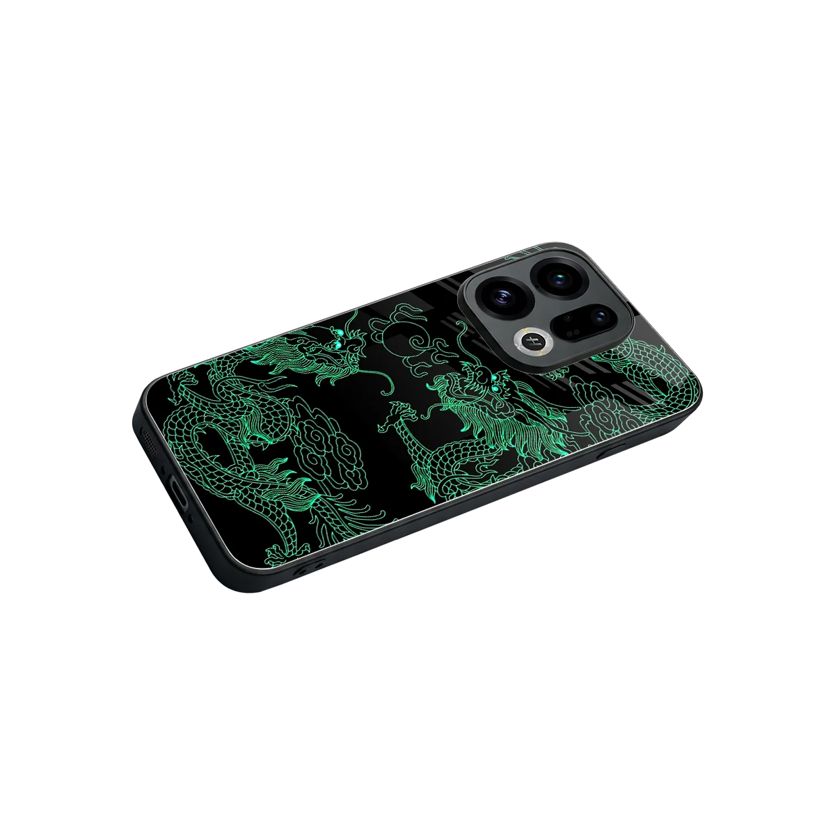 Dragons Green stylish phone case for oppo find x9 | glossy glass and slim fit
