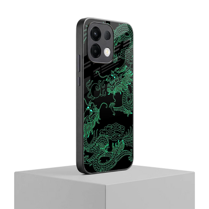 Dragons Green oppo k13 5g mobile cover | shockproof glass phone case