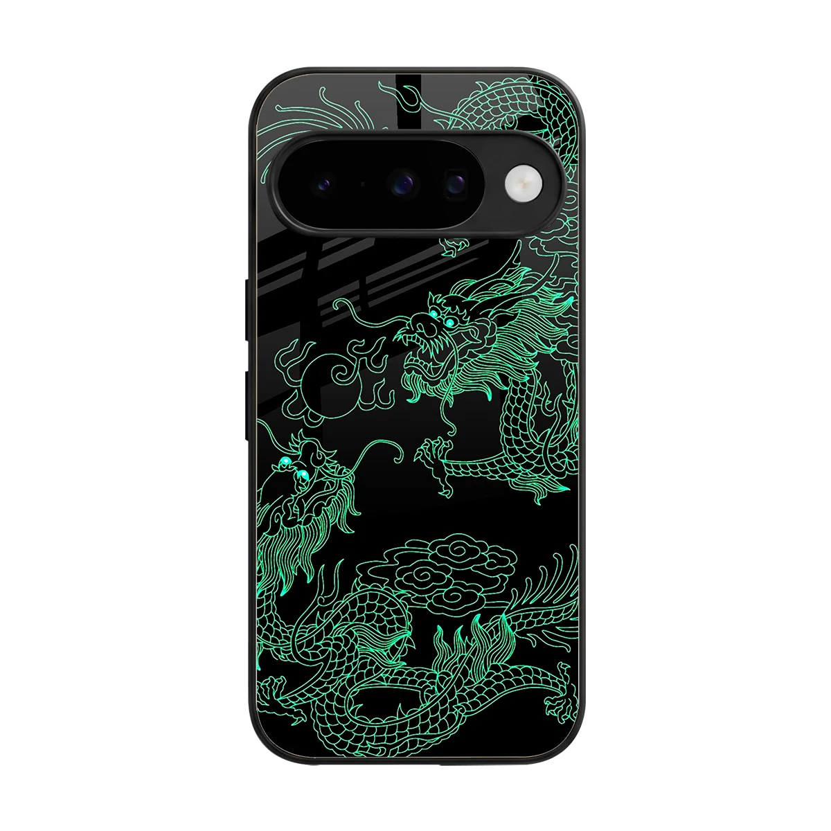 Dragons Green back phone cover | glass case for google pixel 10