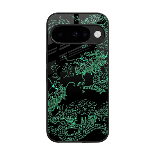 Dragons Green back phone cover | glass case for google pixel 10