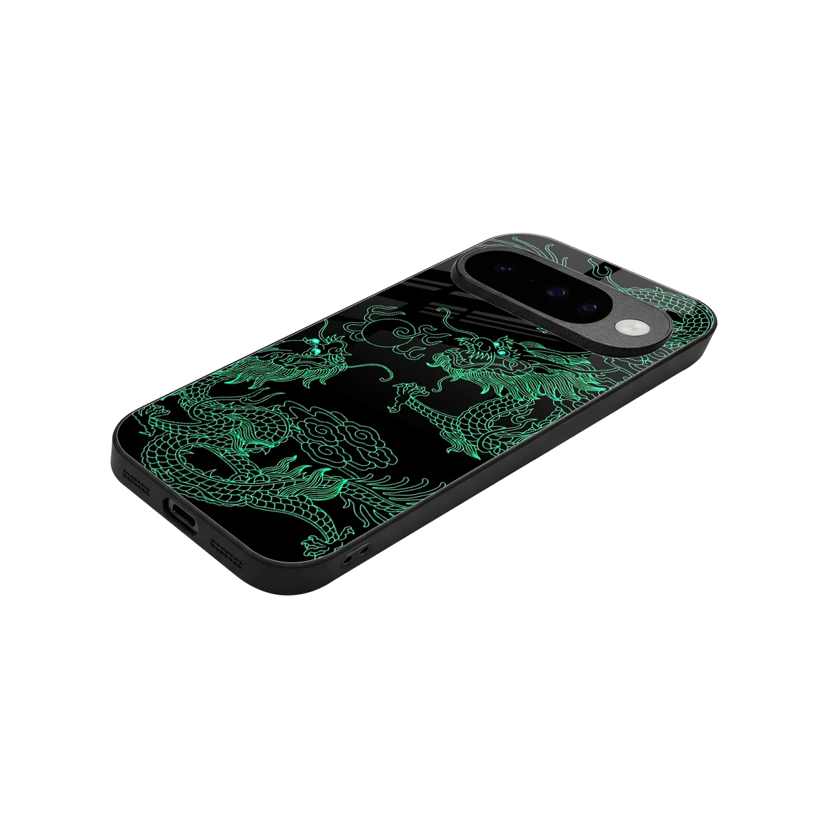 Dragons Green stylish phone case for google pixel 10 | glossy glass and slim fit