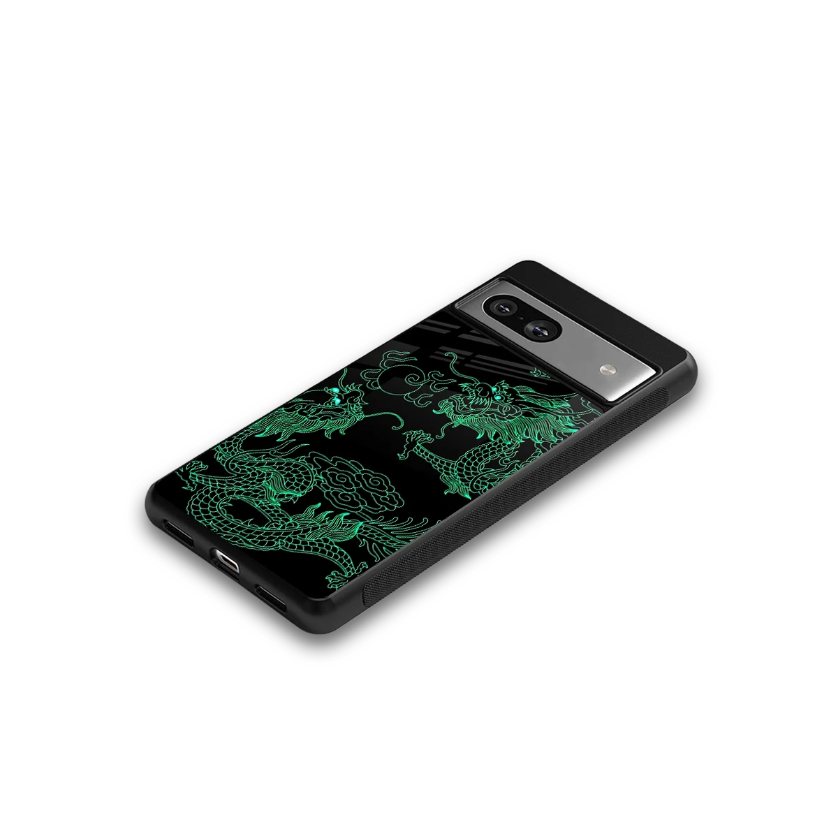 Dragons Green google pixel 7 mobile cover | shockproof glass phone case