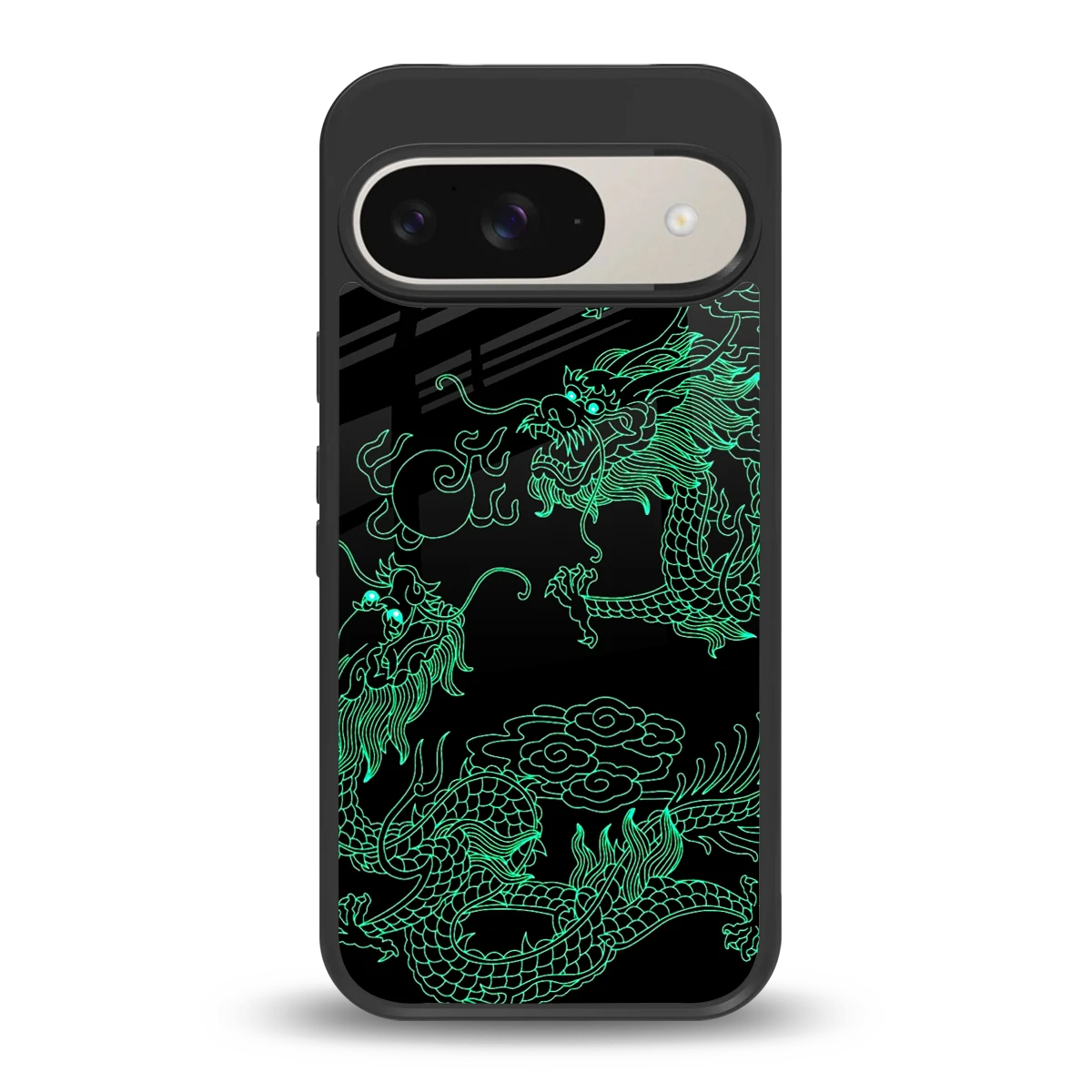Dragons Green back phone cover | glass case for google pixel 9