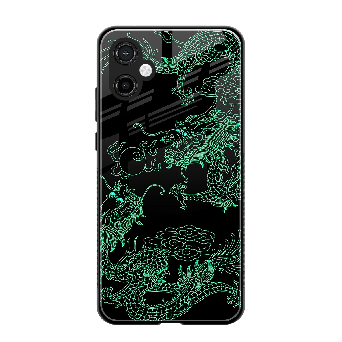 Dragons Green back phone cover | glass case for samsung galaxy a06 5g