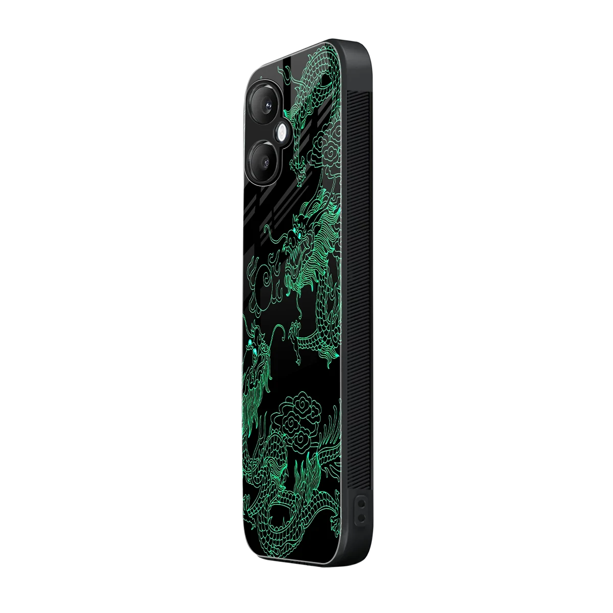 Dragons Green samsung galaxy a06 5g mobile cover | shockproof glass phone case