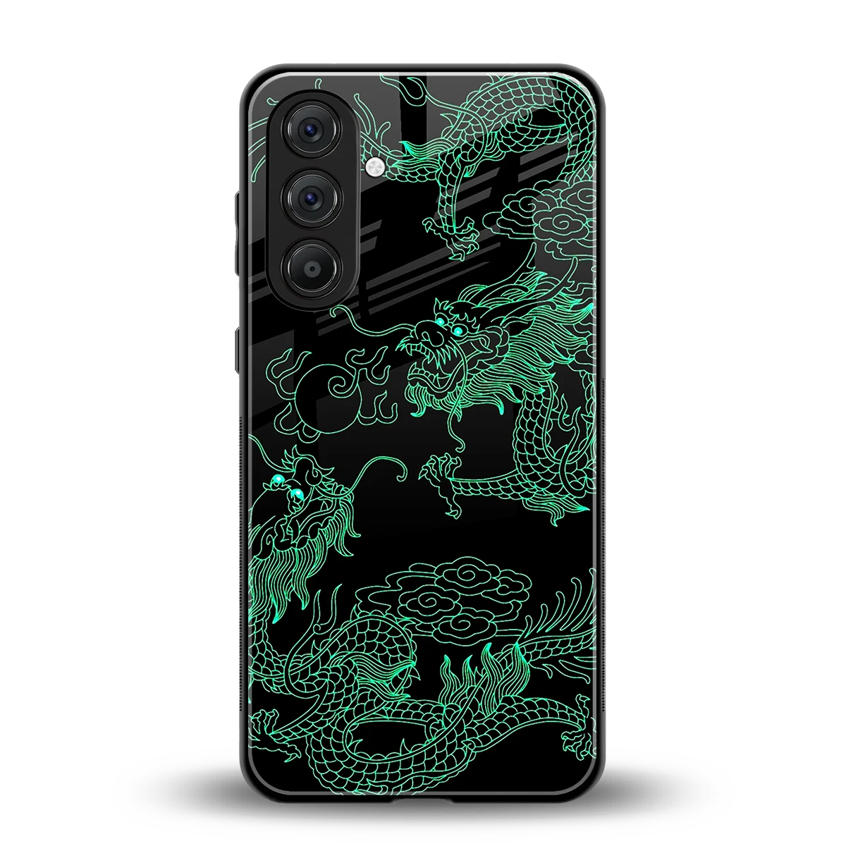 Dragons Green back phone cover | glass case for samsung galaxy m17 5g
