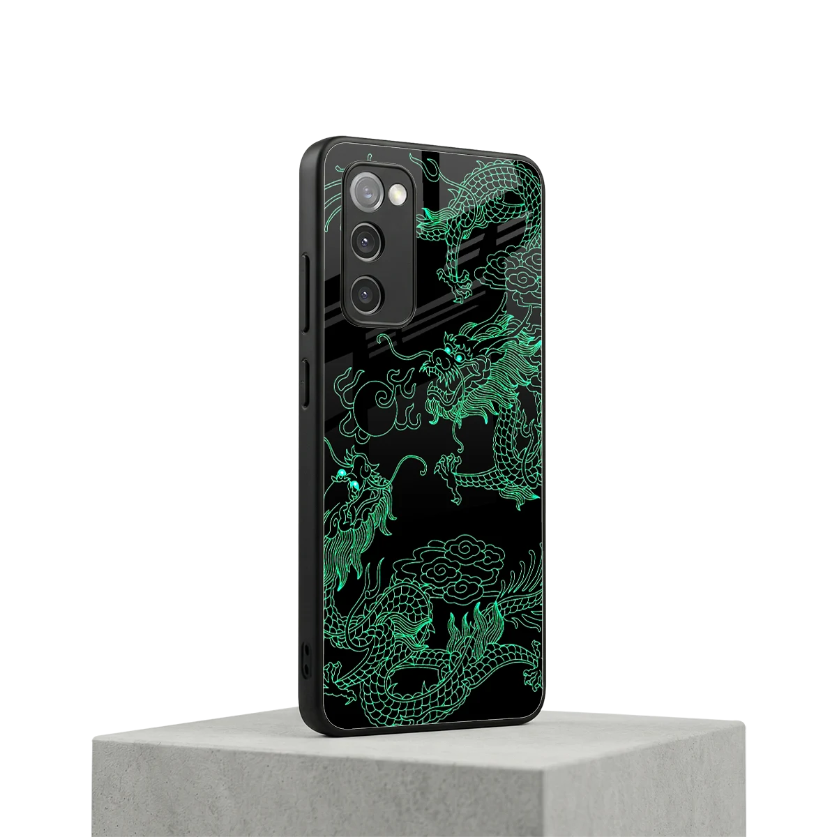 Dragons Green samsung galaxy s20 fe mobile cover | shockproof glass phone case