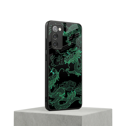 Dragons Green samsung galaxy s20 fe mobile cover | shockproof glass phone case
