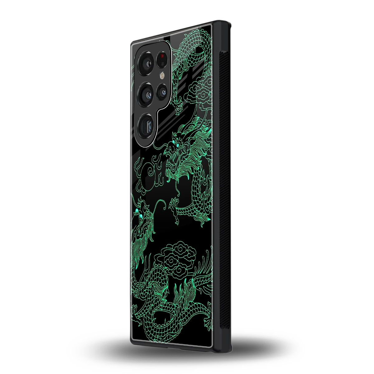 Dragons Green samsung galaxy s23 ultra mobile cover | shockproof glass phone case