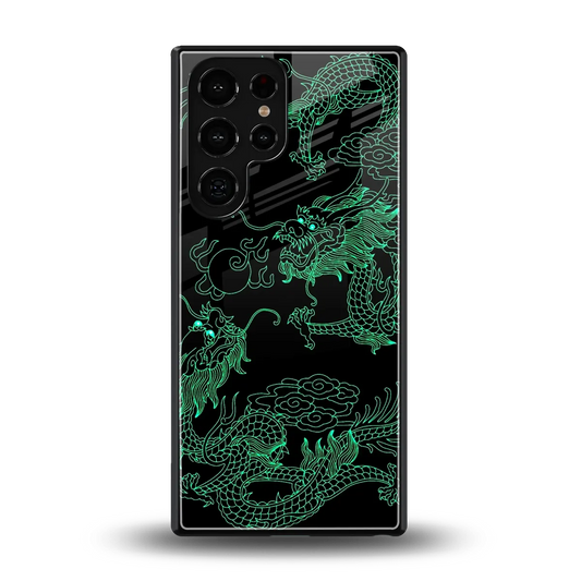 Dragons Green back phone cover | glass case for samsung galaxy s26 ultra