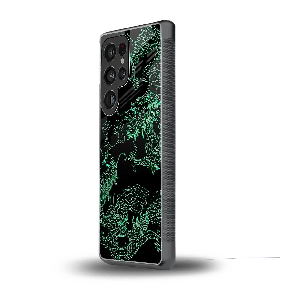 Dragons Green samsung galaxy s25 ultra mobile cover | shockproof glass phone case