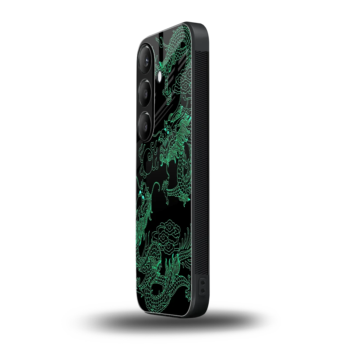 Dragons Green samsung galaxy s25 fe mobile cover | shockproof glass phone case