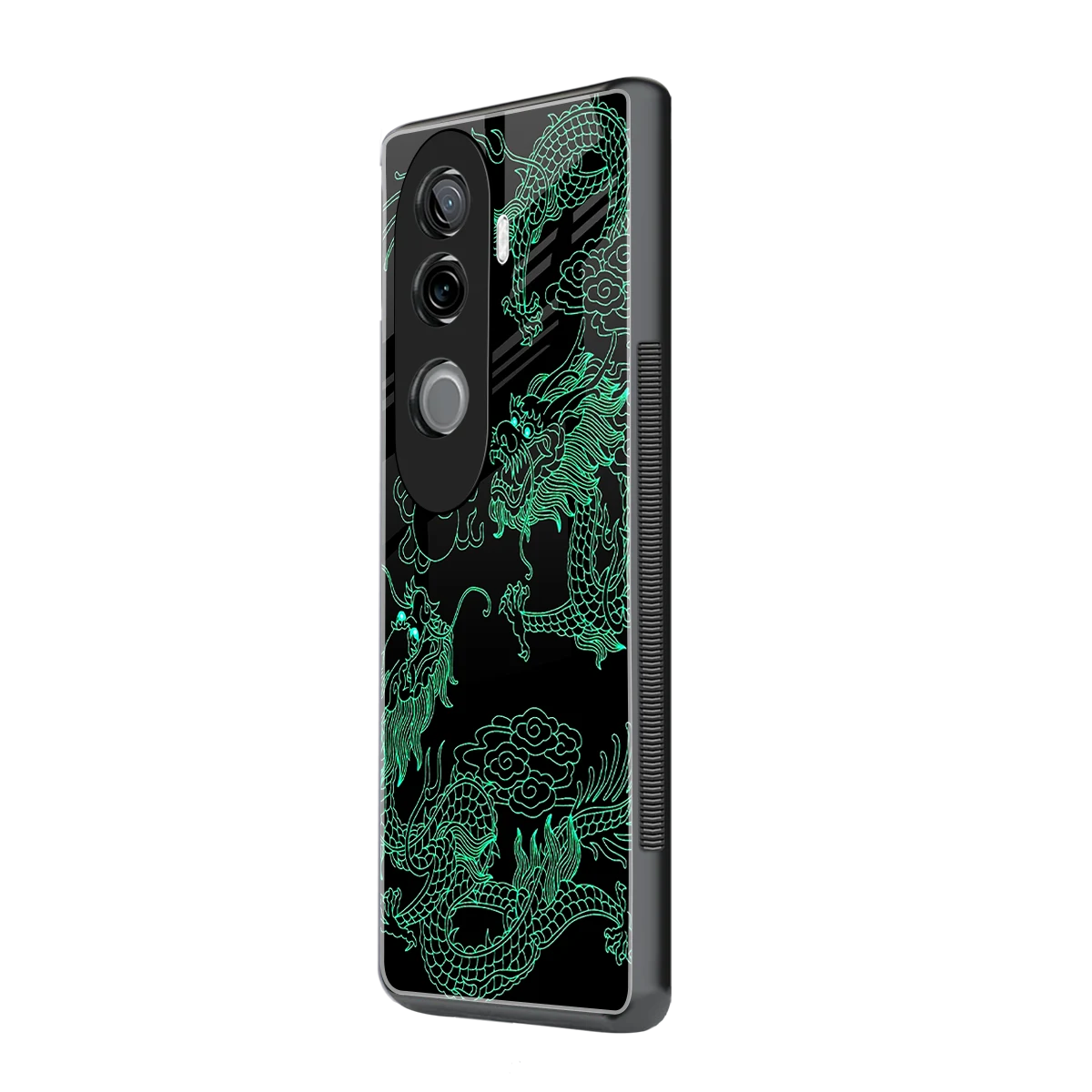 Dragons Green vivo v40e mobile cover | shockproof glass phone case