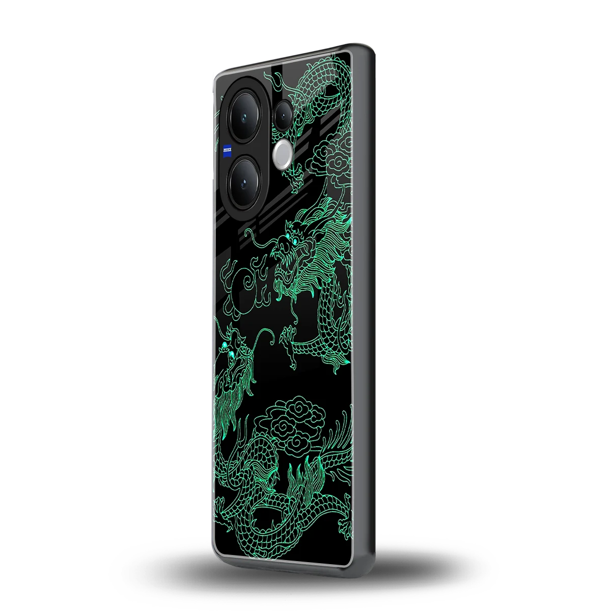 Dragons Green vivo v60 mobile cover | shockproof glass phone case